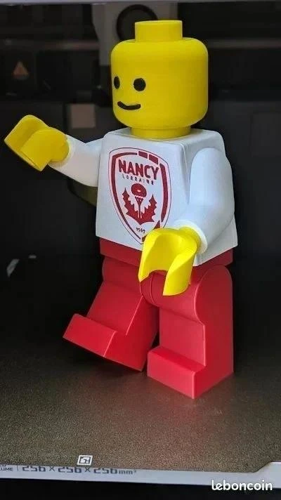 Custom brick figurine – ASNL Nancy (20cm) – photo 2